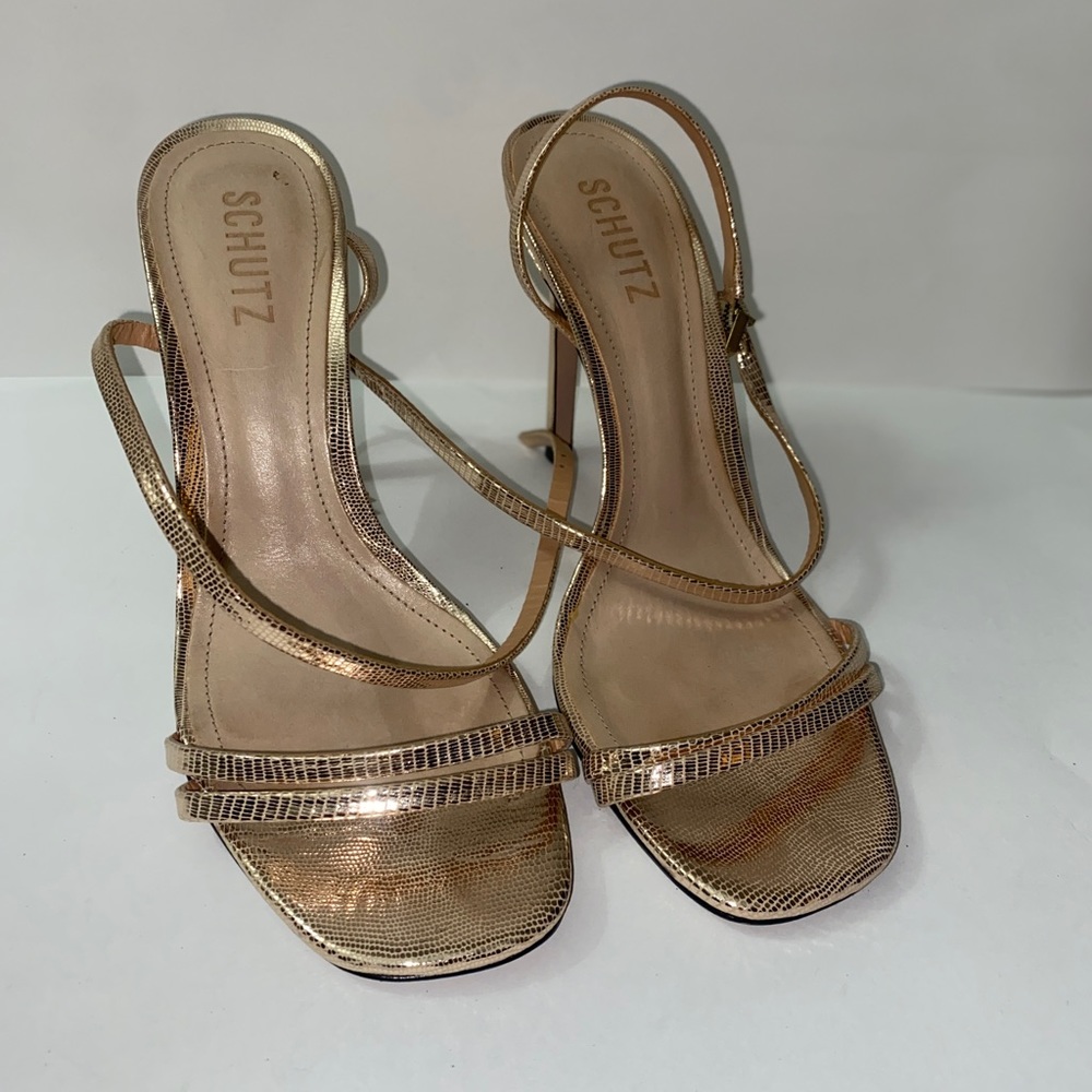 Gold heels